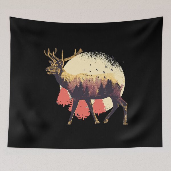 Item preview, Moose Wild Life Animal Hunting Deer Animals designed and sold by Ofca.