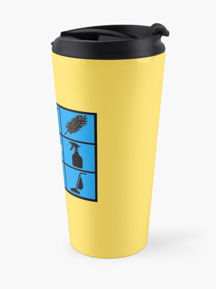 Alternate view of The Cleaning Bunch Cleaning Supplies Fun Lady Gifts Travel Mug