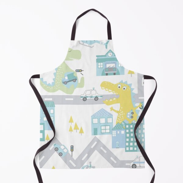 Item preview, Kids Dinosour Roads,in Blue's Greens and Yellow designed and sold by AMS-ART.