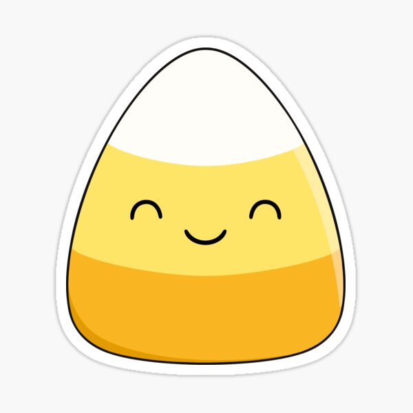 Cute Candy Corn Sticker