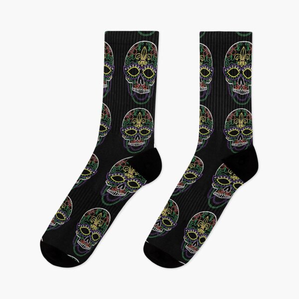 Item preview, Sugar Skull Mask Colorful Floral Design Day of the Dead Dia De Los Muertos Mardi Gras Illustration designed and sold by OopteesLydia.