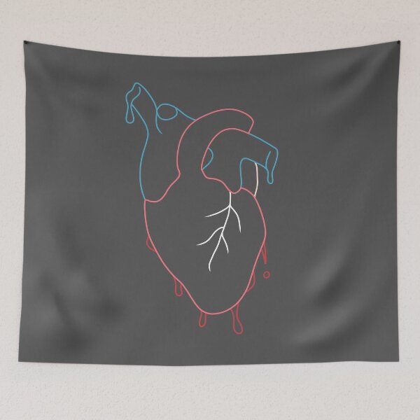 Item preview, bleeding heart (black) designed and sold by skeleton-rat.