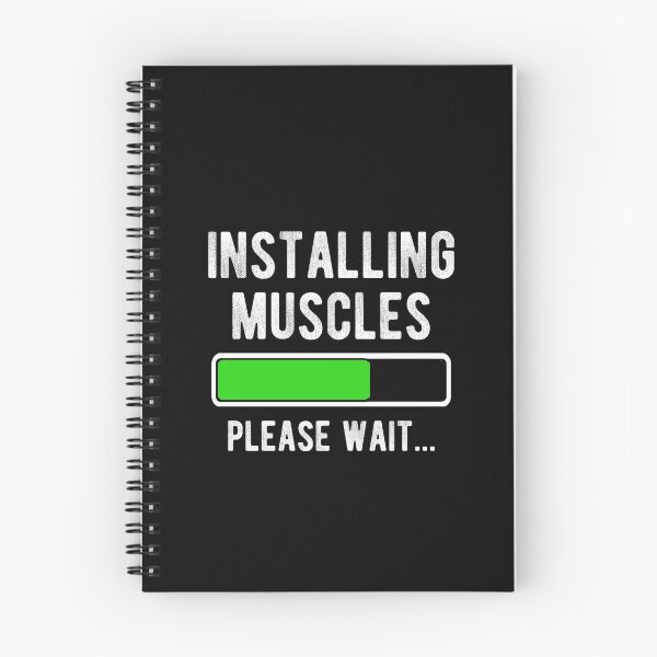 Item preview, Installing Muscles Please Wait Gym and Fitness  designed and sold by Vanover Designs.