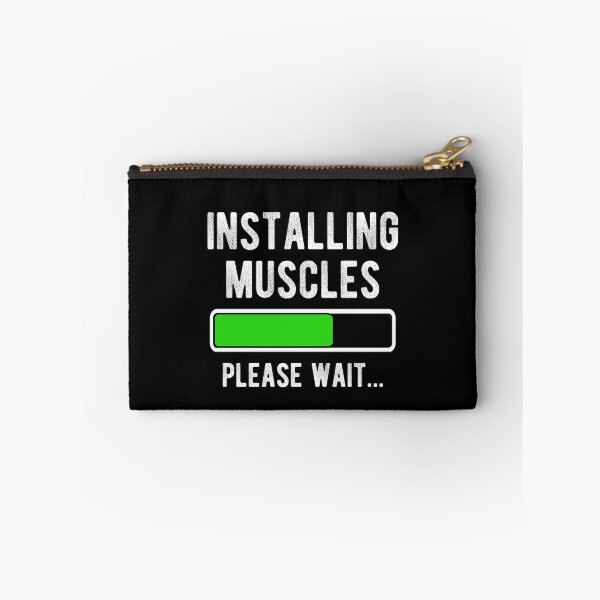 Item preview, Installing Muscles Please Wait Gym and Fitness  designed and sold by Vanover Designs.