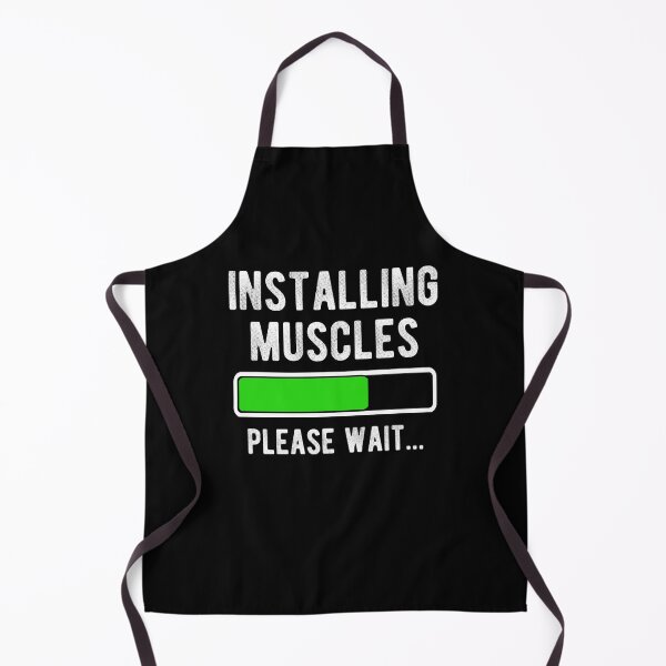Item preview, Installing Muscles Please Wait Gym and Fitness  designed and sold by Vanover Designs.