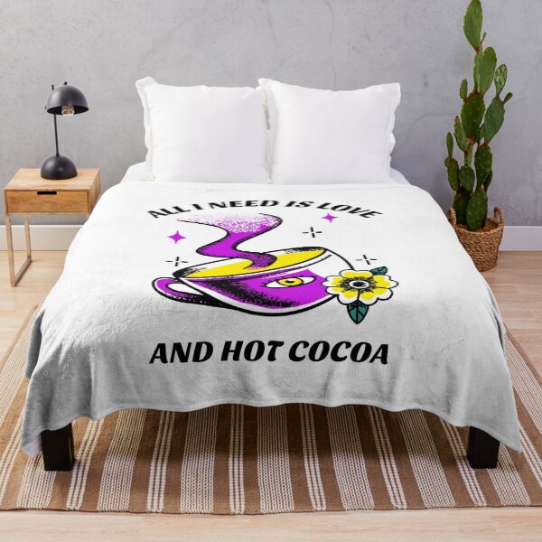 Item preview, All I Need Is Love And Hot Cocoa V3 designed and sold by SeventhGate.