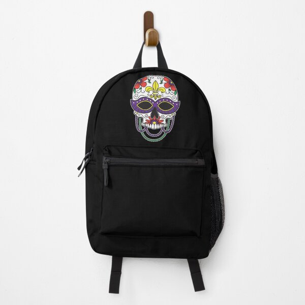 Item preview, Sugar Skull Mask Colorful Floral Design Day of the Dead Dia De Los Muertos Mardi Gras Illustration designed and sold by OopteesLydia.