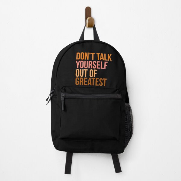 Item preview, Motivational quote,don't talk yourself out of greatness. designed and sold by Theleochick.