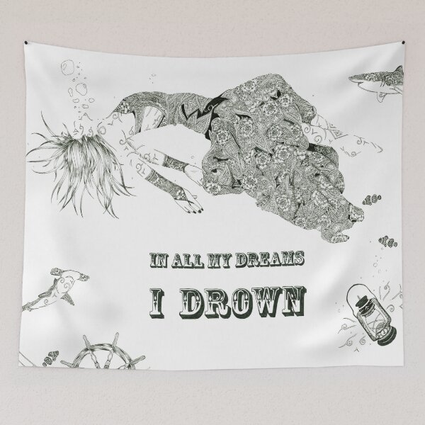 Item preview, 'In All My Dreams I Drown' Artwork designed and sold by Claire Brandt.
