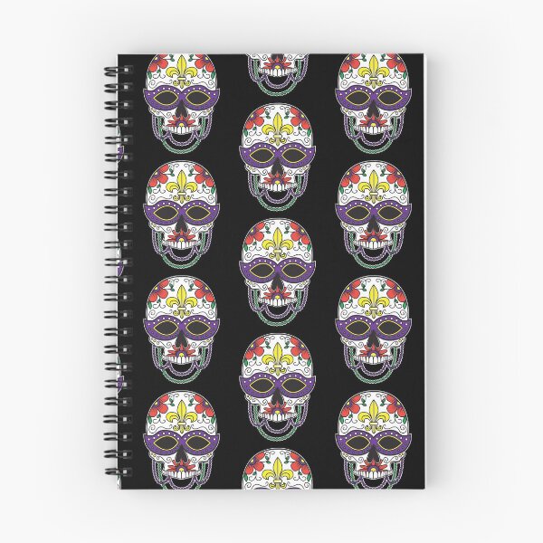 Item preview, Sugar Skull Mask Colorful Floral Design Day of the Dead Dia De Los Muertos Mardi Gras Illustration (m) designed and sold by OopteesLydia.