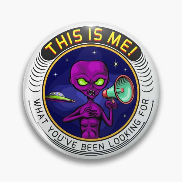 Item preview, The alien holds a megaphone, announcing its existence designed and sold by Joharium.