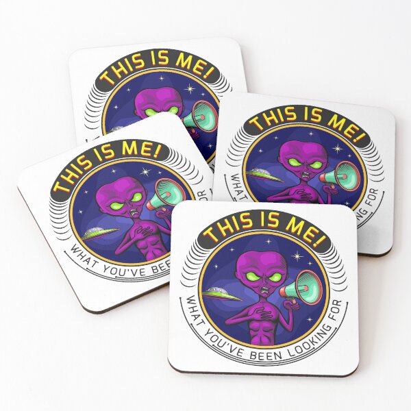 Item preview, The alien holds a megaphone, announcing its existence designed and sold by Joharium.