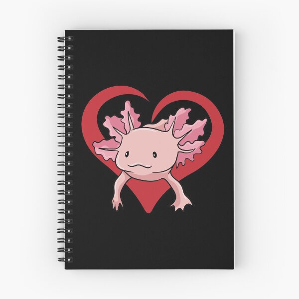Item preview, Axolotl Valentine's Day gift designed and sold by ElBeDesigns.