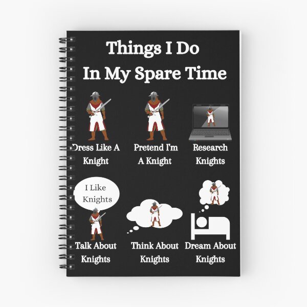 Item preview, Funny Things I Do In My Spare Time Knight Edition designed and sold by RusticHouse.