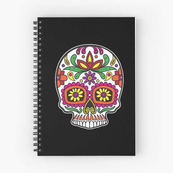Item preview,  Sugar Skull Colorful Sunflower Eyes Floral Design Day of the Dead Dia De Los Muertos Mardi Gras Sugar Skull designed and sold by OopteesLydia.