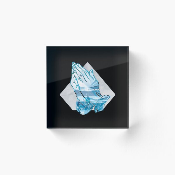 Aperçu de l'œuvre Mains de diamant priant pour les actions cryptographiques créée et vendue par Aetha.