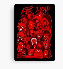 Evil Dead collage art Canvas Print