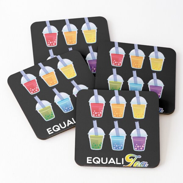 Item preview, Equali tea Rainbow Gift for Transgender LGBT Boba Tea Pride  designed and sold by Rzelemenz.