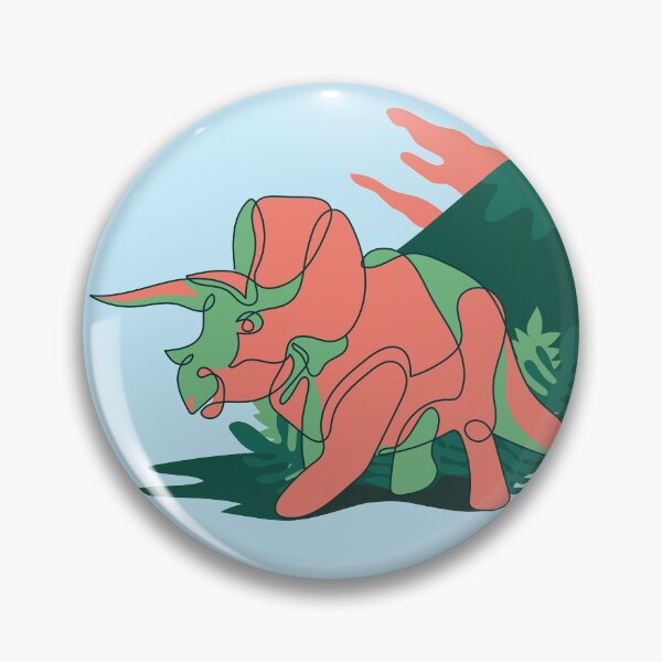 Artikelvorschau, Triceratops entworfen und verkauft von Lineastic.