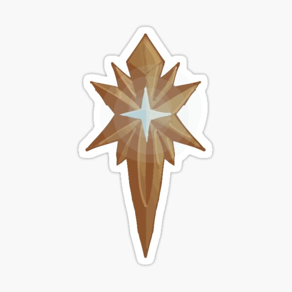 AFK Arena Lucretias amulet, pre corruption Logo Design by Clauxtrophobic_art Sticker