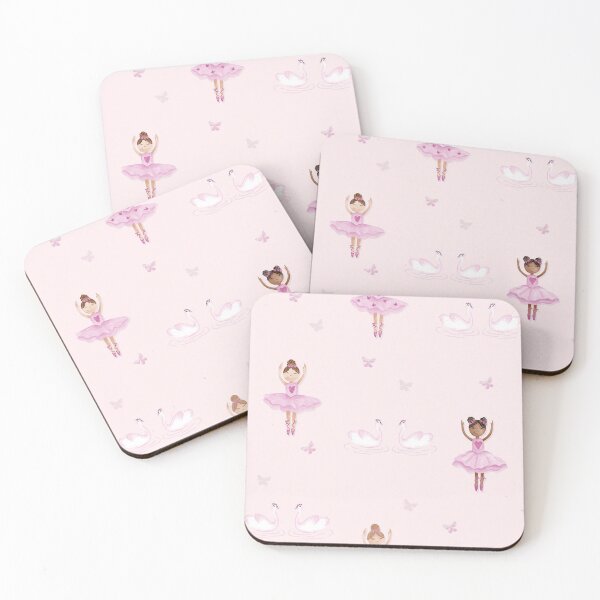 Item preview, Pink Ballerina's Dancing Design Pattern, Kids designed and sold by AMS-ART.
