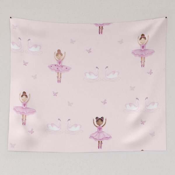 Item preview, Pink Ballerina's Dancing Design Pattern, Kids designed and sold by AMS-ART.
