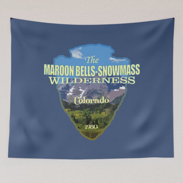 Item preview, Maroon Bells-Snowmass Wilderness (arrowhead) designed and sold by curranmorgan.