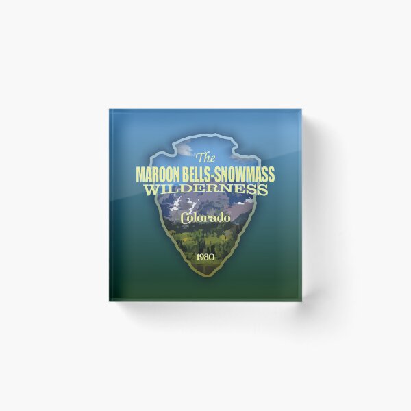 Item preview, Maroon Bells-Snowmass Wilderness (arrowhead) designed and sold by curranmorgan.