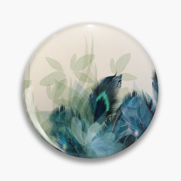 Item preview, Art Deco, Blue Peacok Feathers designed and sold by Harman83.