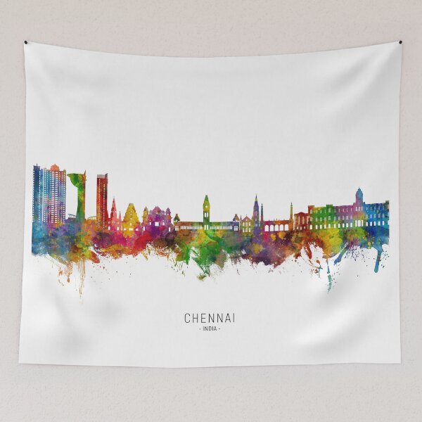 Item preview, Chennai Skyline India designed and sold by ArtPrints.