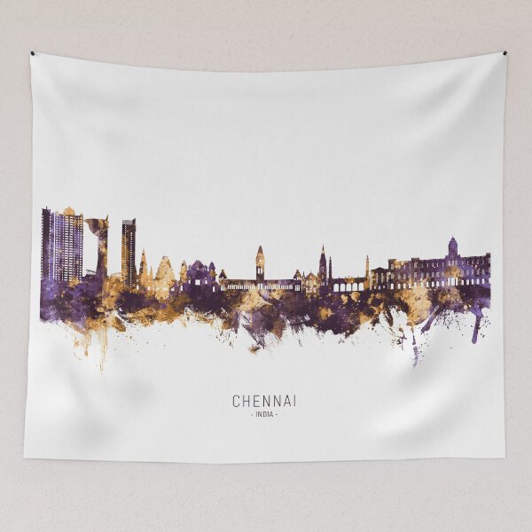 Item preview, Chennai Skyline India designed and sold by ArtPrints.