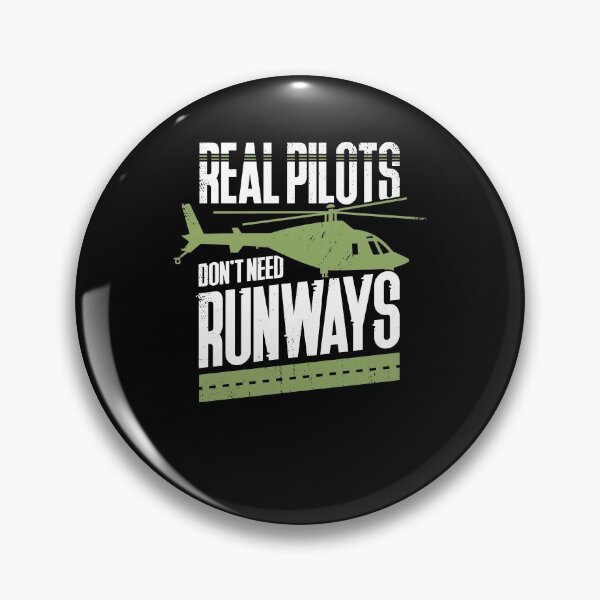 Item preview, Real Pilots Don't Need Runways  designed and sold by Marcid95.