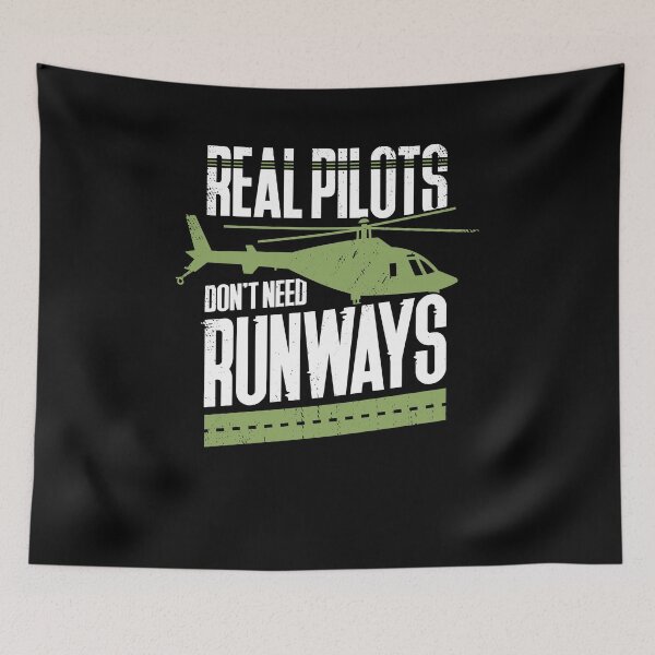Item preview, Real Pilots Don't Need Runways  designed and sold by Marcid95.