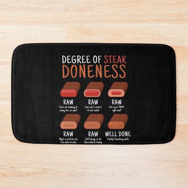 Item preview, Degree Of Steak Doneness Meat Grill BBQ designed and sold by MooonTees.
