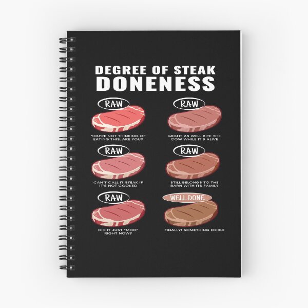 Item preview, Degree Of Steak Doneness Meat Grill BBQ designed and sold by MooonTees.