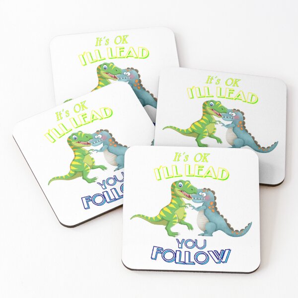 Item preview, Its ok, I'll lead the swing dance Dino designed and sold by hop2swing.