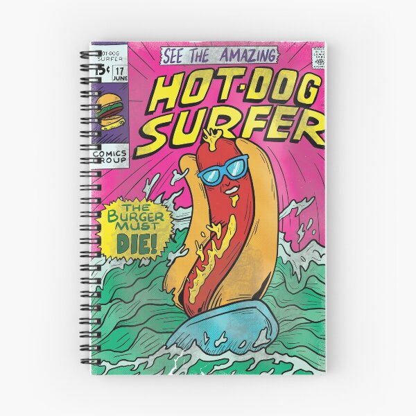 Item preview, Hot Dog Surfer designed and sold by ribncheese.