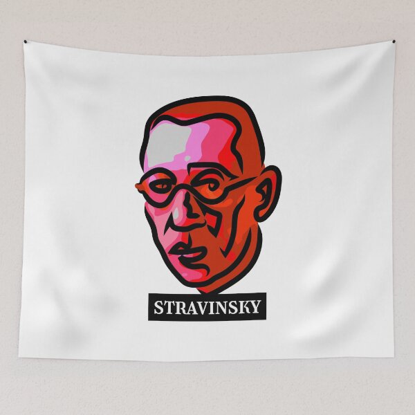 Item preview, Portrait of the composer Stravinsky designed and sold by Xdelacra.