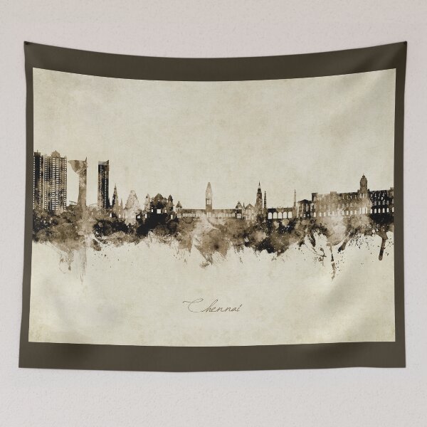 Item preview, Chennai Skyline India designed and sold by ArtPrints.