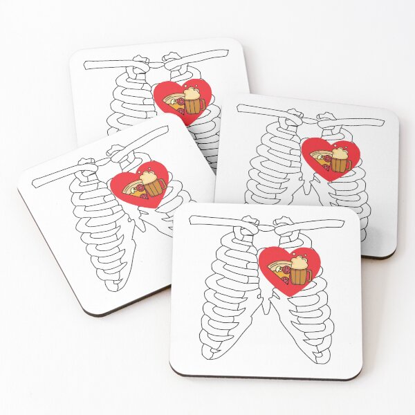 Item preview, Beer & Pizza Skeleton Ribcage designed and sold by MoohAs.