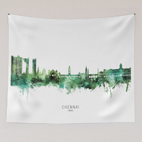 Item preview, Chennai Skyline India designed and sold by ArtPrints.