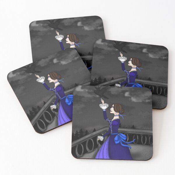 Item preview, The girl and the raven designed and sold by JoIllustrates17.