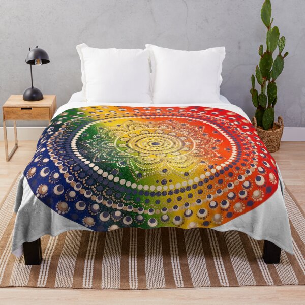 Item preview, Rainbow Mandala Dot Art designed and sold by Susan Munn.