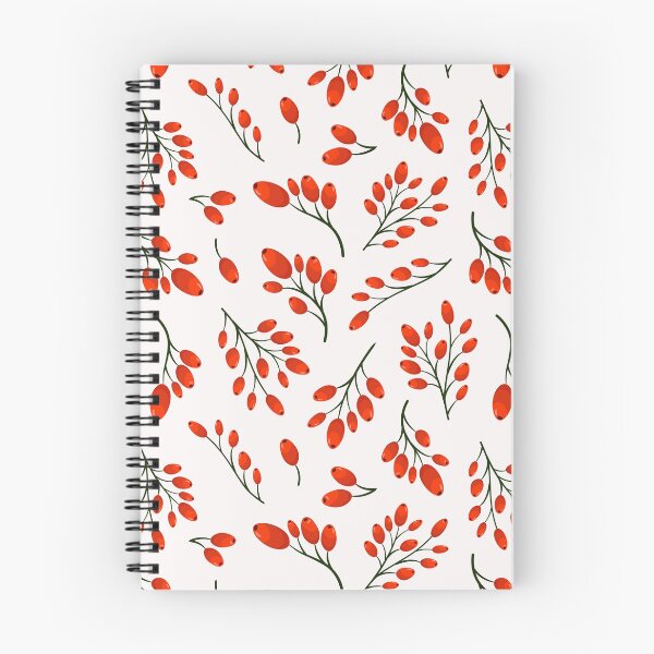 Item preview, Barberry twigs. Red berries. Seamless pattern. designed and sold by Xaphana.