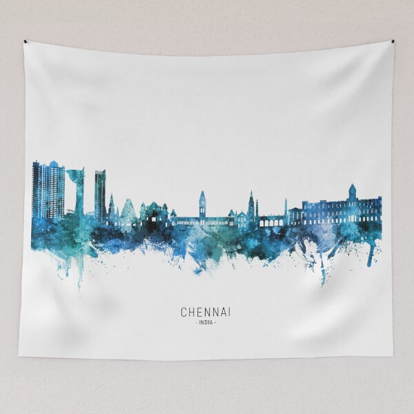 Item preview, Chennai Skyline India designed and sold by ArtPrints.