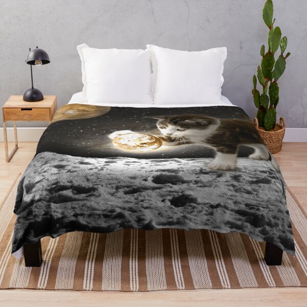 Item preview, Animal Charity: Space Kitten - Digital Collage designed and sold by DoggoTankDesign.