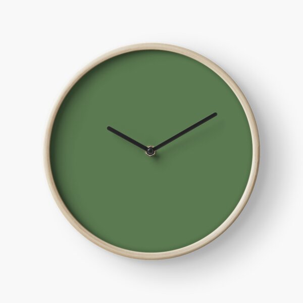 Living Nostalgia Sage Green Wall Clock