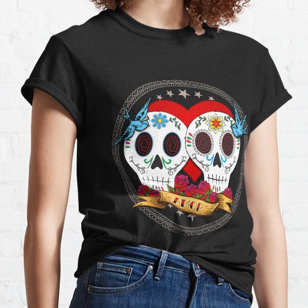 108 Stitches COPA Women's Sugar Skull T-Shirt