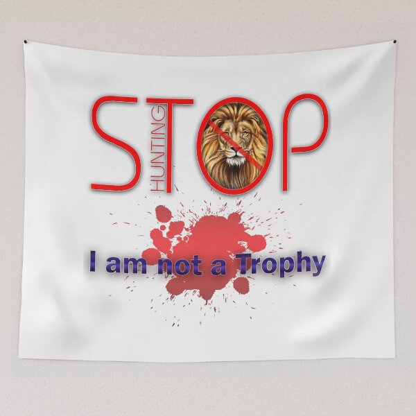 Item preview, Stop Hunting Lions, It's not a trophy designed and sold by John Andrew.