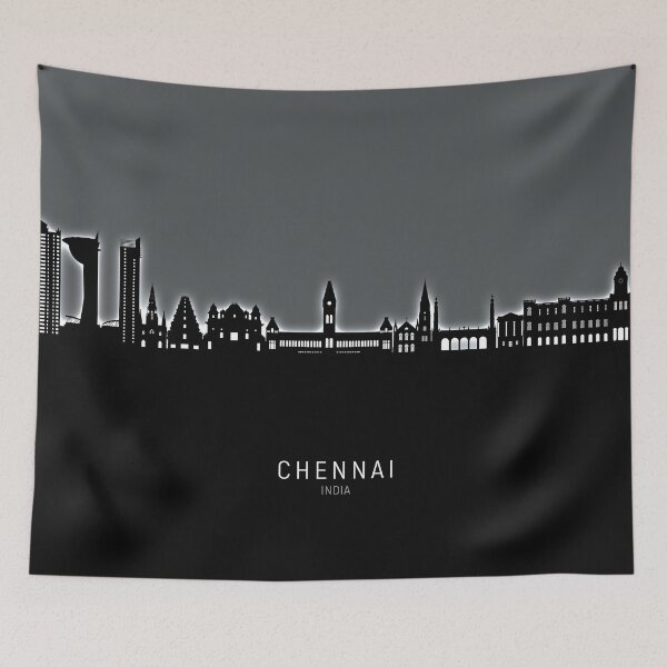 Item preview, Chennai Skyline India designed and sold by ArtPrints.